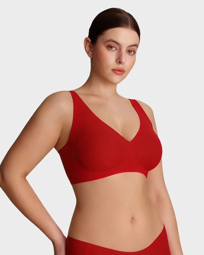 Sutiã Push-Up Decote V - Leopardo Detalhe