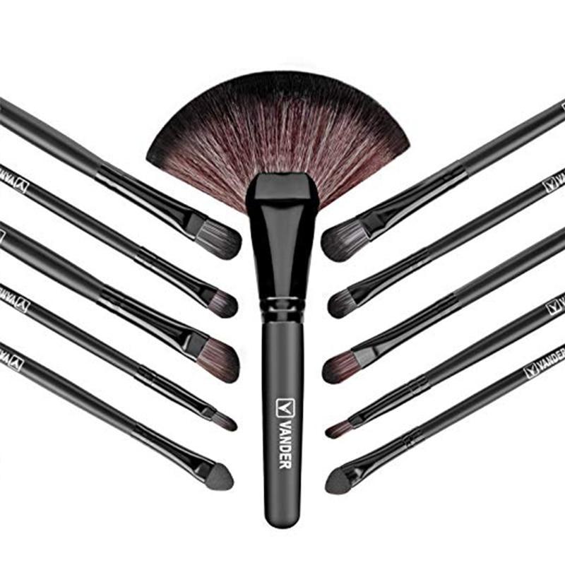 Kit com 32 Pincéis de Maquiagem Profissional