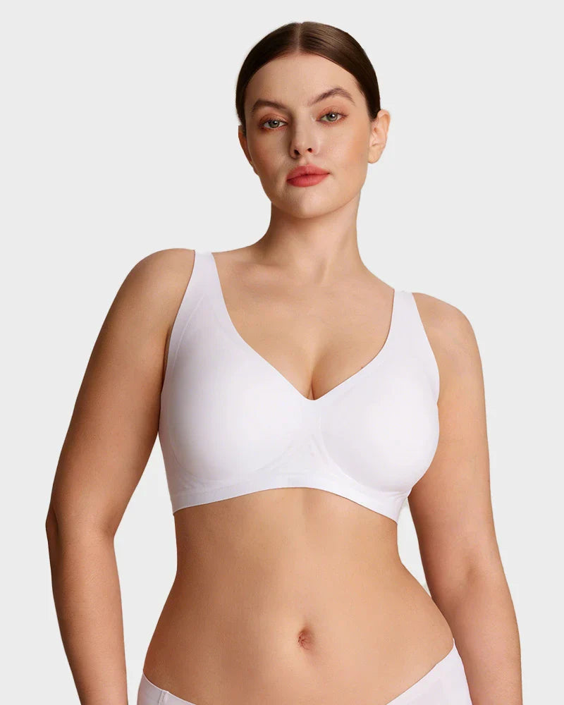 Sutiã Push-Up Decote V - Vermelho
