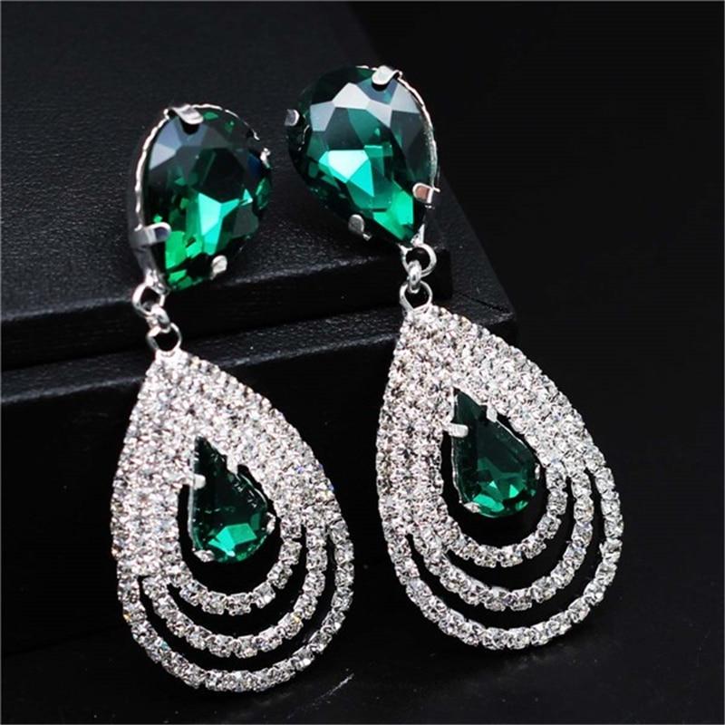 Conjunto de Brincos e Pulseira Austríaco